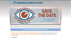 Desktop Screenshot of eyeanesthesia.org